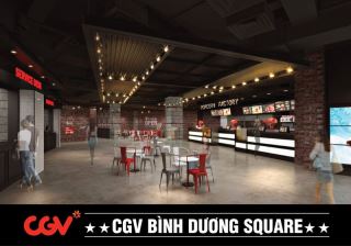 ung dung cong nghe man hinh quang cao gioi thieu cac bo phim va dich vu an uong tai rap chieu phim cgv binh duong square