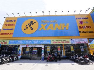 giai phap man hinh quang cao hien thi thong tin hang hoa  tai dien may xanh nguyen huu tho