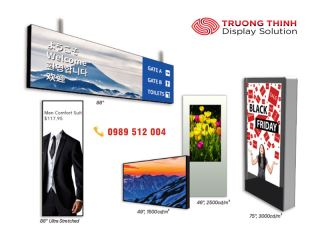 Màn hình quảng cáo ngoài trời AHA 46 inch hỗ trợ chuẩn không thấm nước IP66